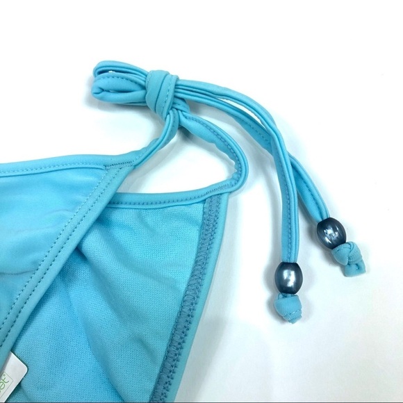 Agua Doce Cheeky bikini bottoms blue side ties - Picture 2 of 5